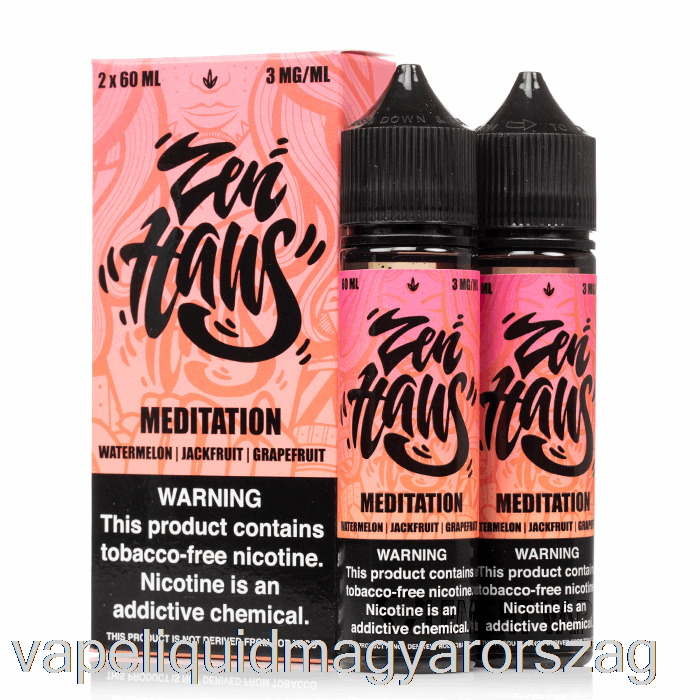 Meditáció - Zen Haus - 120ml 0mg Vape Toll